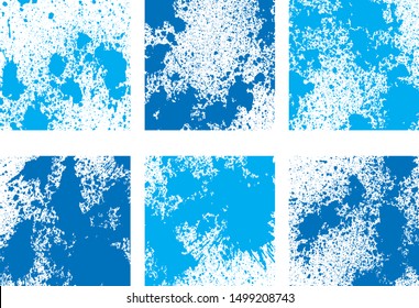 Ink splash image material set