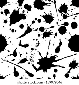 ink splash seamless pattern