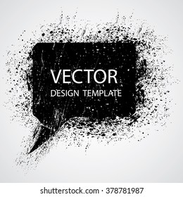 Ink Splash stamp .Grunge Logo Shape.Retro Label .Textured badge. banner design.Vector Background.