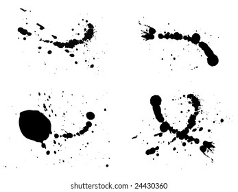 salpicadura de tinta con varios colores
