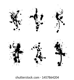 Ink Splash Vector Abstract Art for Background or Wallpaper Free Download Bundle
