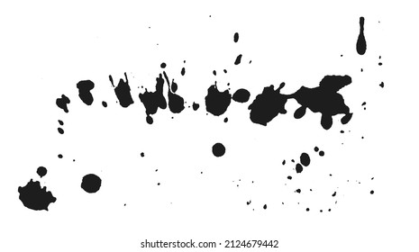 Ink Splash Vector Desing Elements