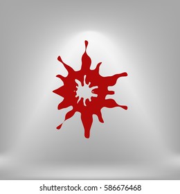ink splash vector icon