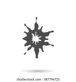 ink splash vector icon