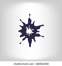 ink splash vector icon