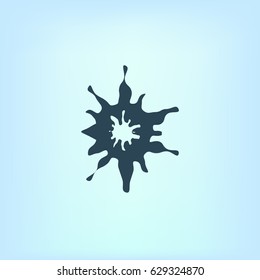 ink splash vector icon