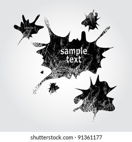 Ink splashes