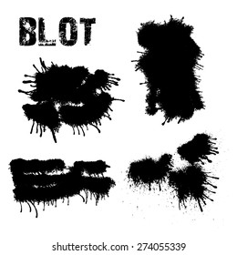 Ink splashes background - Illustration 2