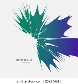 Ink Splat Gradient Effect Background