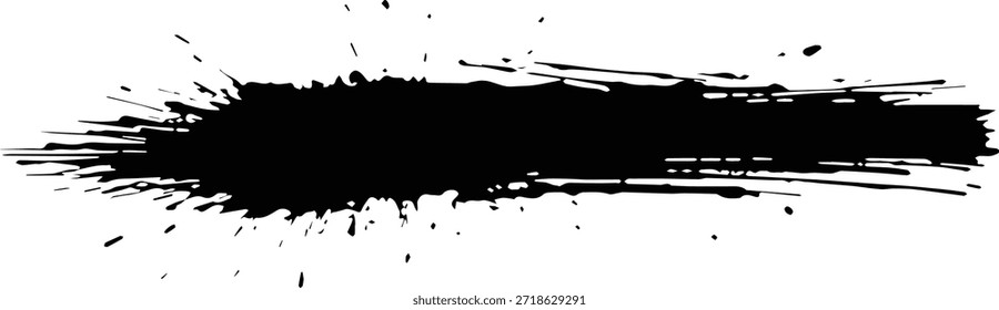 splat de tinta isolado em plano de fundo branco