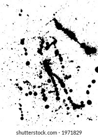 ink splats to be used as background or select some and use them as brushes or blood stains