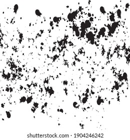 Tintenfleckenset. Paint Splashes Set für Design. Sammlung verschiedener Tintenfisch-Platten. Abstrakte Vektorgrafik. Set für farbige Splash-Texturen.