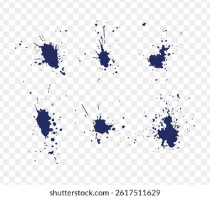 Ink Splatter silhouette vector art design, illustration