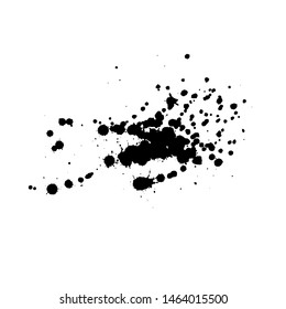 Ink Spot Background Black Spots On Stock Vector (Royalty Free) 1538702066