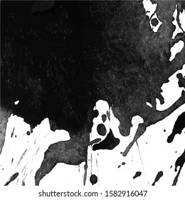 Ink Splattered Grunge for Background or Wallpaper design