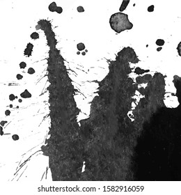 Ink Splattered Grunge for Background or Wallpaper design