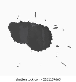 Ink Splattered Vector Art For Background or Wallpaper Brushed Inked Splash