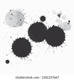 Ink Splint-Vektorkunst für Hintergrund oder Tapete, geputzt