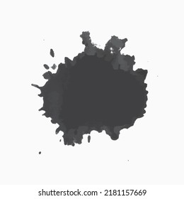 Ink Splattered Vector Art For Background or Wallpaper Brushed Inked Splash