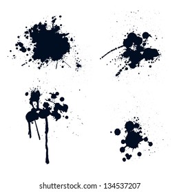 Ink splatters