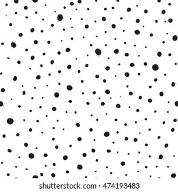 Ink splatters seamless pattern