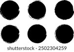 Ink spot dot round smear print silhouette set. Wet dry sponge brush circle shape sticker backdrop grunge sale sticker graffiti detail trace dirty texture splat banner drip dot print isolated