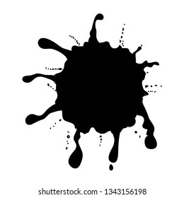 ink spot, texture of paint spot, milk spot