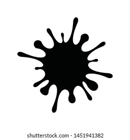 Ink Spots Icon Vector. Spotting Vector Image