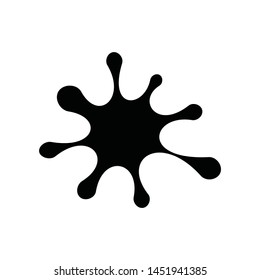 ink spots icon vector. spotting vector image