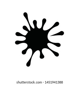 ink spots icon vector. spotting vector image