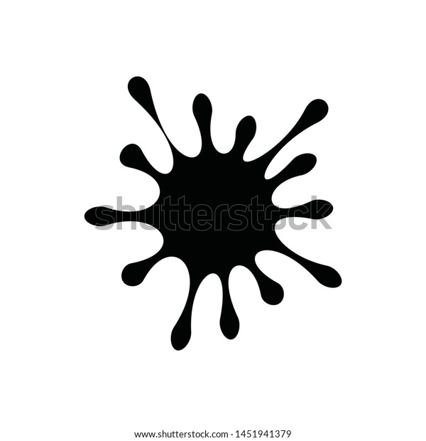 Ink Spots Icon Vector Spotting Vector Stock Vector (Royalty Free