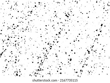Ink spray dots, paint brush drops, background. Vector illustration
