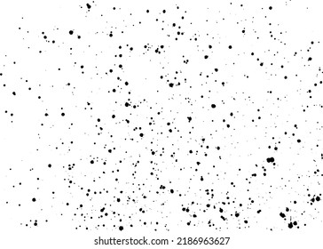 Ink spray dots, paint brush drops, background. Vector illustration