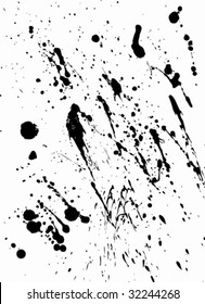 ink spray wet
