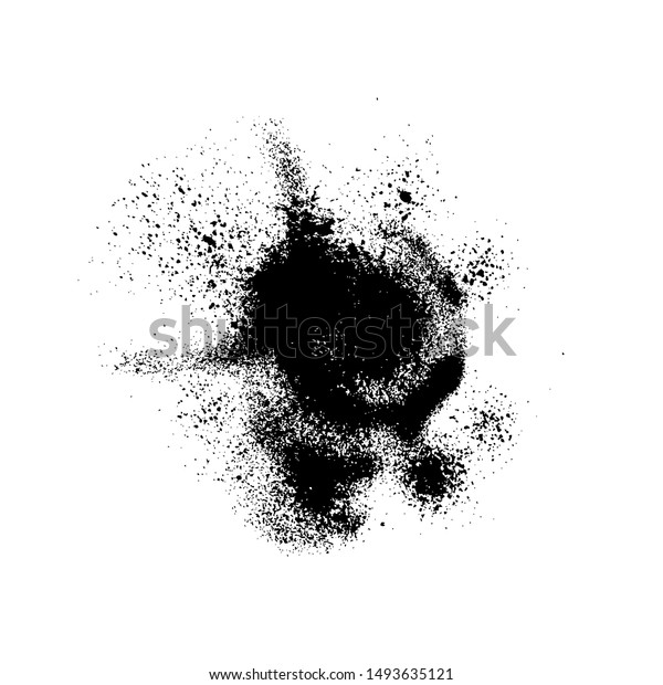 Ink Spraying Vector Art Background Cover Stock Vector (Royalty Free ...