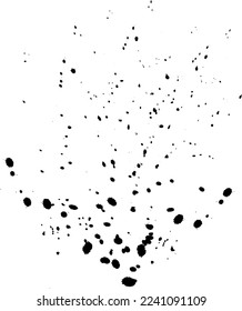 Ink stain. Dirty grunge. Spots. Splatter drops of liquid paint and ink splatter. Drop splash.