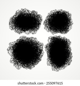 Ink stains. Design templates for backgrounds, speech bubbles etc.