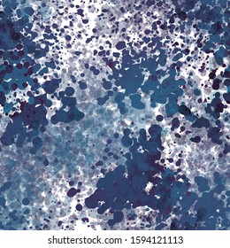 Ink Stains Seamless Pattern. Fashion Concept. Distress Print. Surface Textile. Ink Stains. Spray Paint. Splash Smudges Artistic Creative Vector illustration. Endless Repeat Abstract Background.
