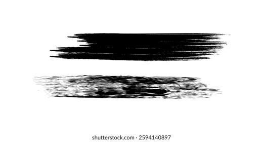 Ink Stroke. Black Brush Stroke modern arts 