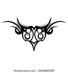 Ink Tattoo Element Fill Ornamemtal