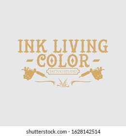 Ink Tattoo Studios Logo Vector 