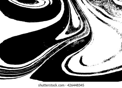 Ink texture. Ebru, traditional Turkish painting art on water. Hand drawn marbling illustration. Watercolor stains, abstract background. Template for book cover, invitation envelope, card design.