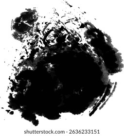 Ink texture vector element Chinese kungfu Taichi calligraphy brush stroke illustration banner poster decoration stock image