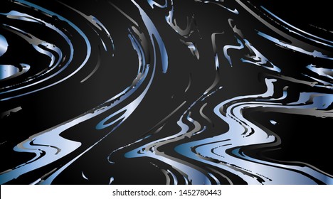 Ink Texture Vector. Hand-drawn marble illustration technique. Watercolor stains, abstract backgrounds, aqua prints artistic effects. vector illustration of eps 10
