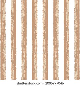 Ink thin irregular autumn stripes vector seamless pattern. Classic summer fashion design. Grainy geometric irregular stripes, lines banner background. Seamless backdrop.