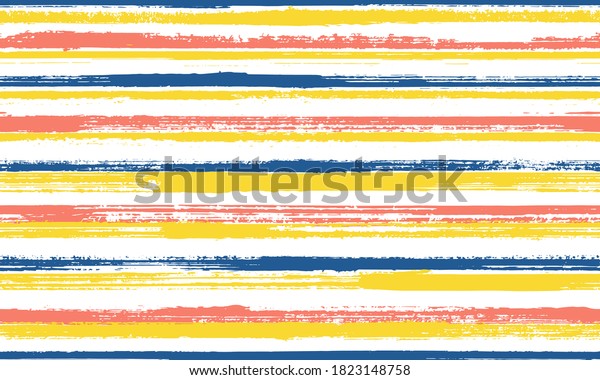 Ink thin parallel lines vector seamless\
pattern. Simple summer fashion design. Scratchy texture parallel\
lines, striles banner background. Seamless\
pattern.