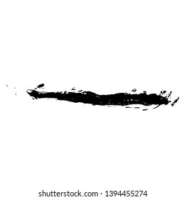 Ink vector brush stroke background. Vector illustration. Grunge texture.