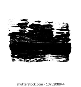 Ink vector brush stroke background. Vector illustration. Grunge texture.