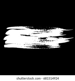 Ink vector brush stroke. Vector illustration. Grunge hand drawn watercolor texture. Space for text.