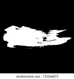 Ink vector brush stroke. Vector illustration. Grunge hand drawn watercolor texture. Space for text.